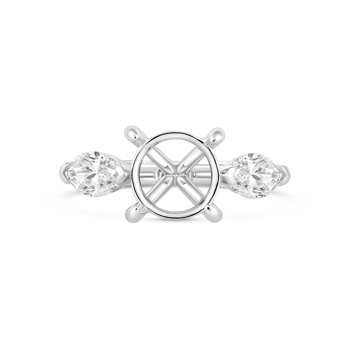 Engagement Collections Engagement Rings in Platinum/Palladium containing Diamond 468480
