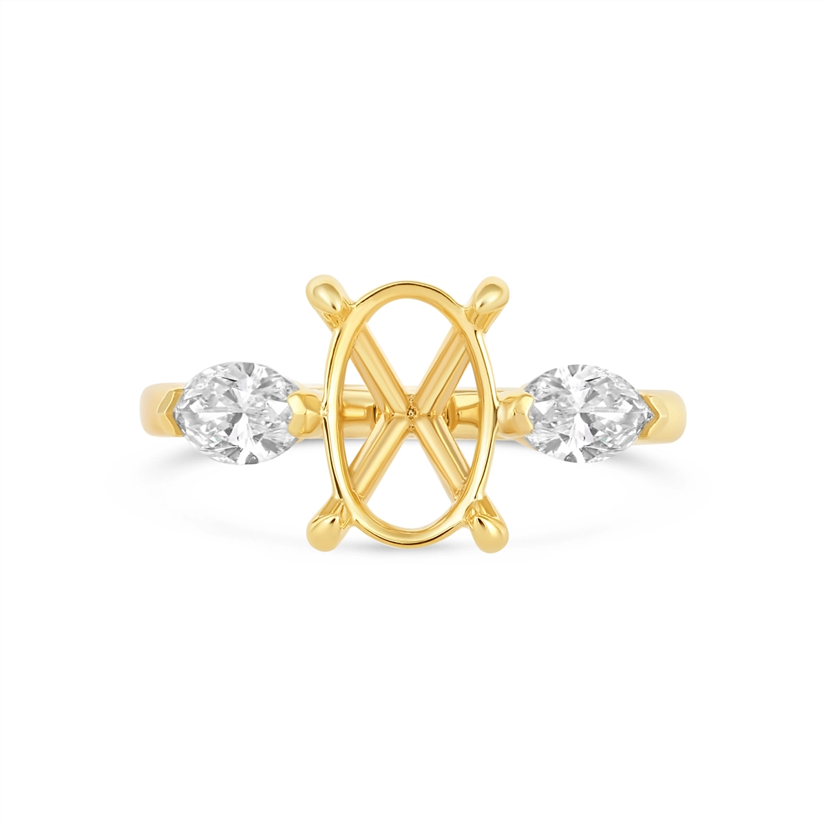 Engagement Collections Engagement Rings in Yellow Gold containing Diamond 468481