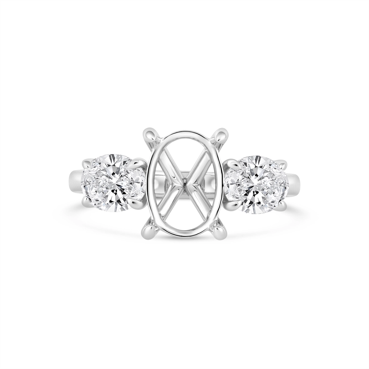 Engagement Collections Engagement Rings in Platinum/Palladium containing Diamond 468484