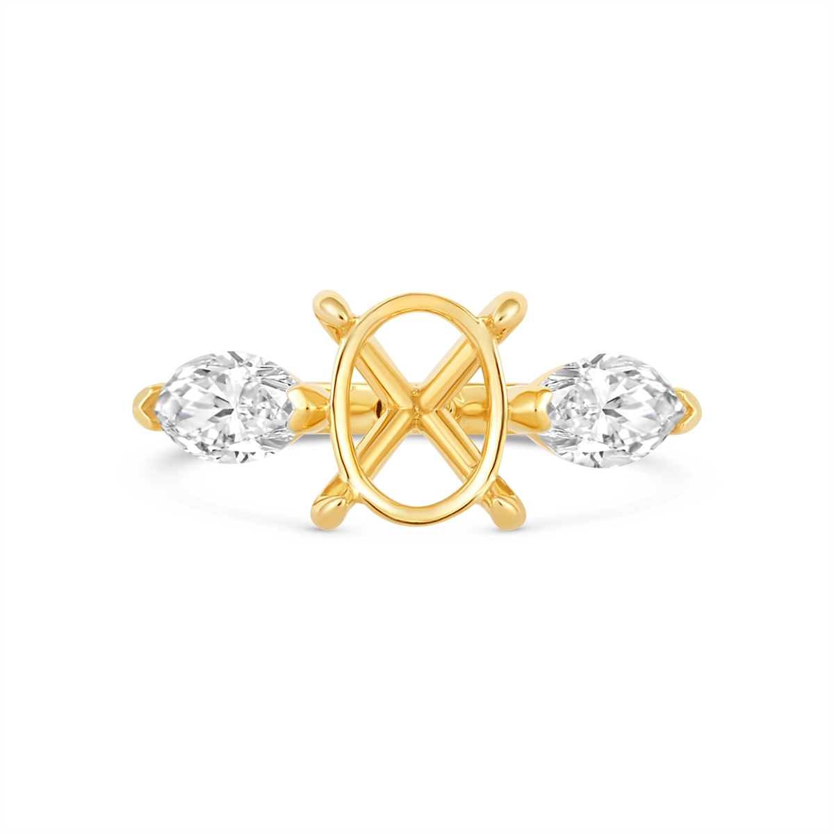 Engagement Collections Engagement Rings in Yellow Gold containing Diamond 468494