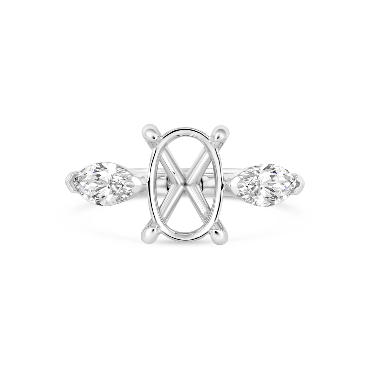 Engagement Collections Engagement Rings in Platinum/Palladium containing Diamond 468498