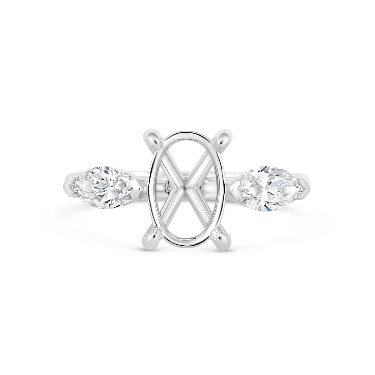 Engagement Collections Engagement Rings in Platinum/Palladium containing Diamond 468499