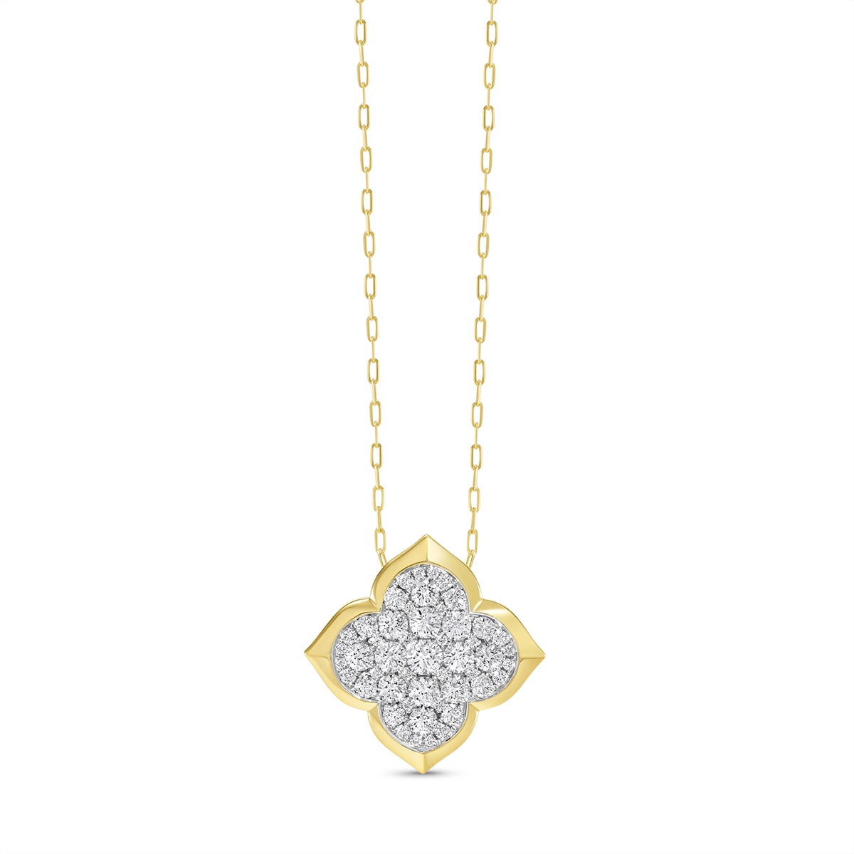 Frederic Sage Necklaces in Mixed Metals containing Diamond P3919MPC-4YW