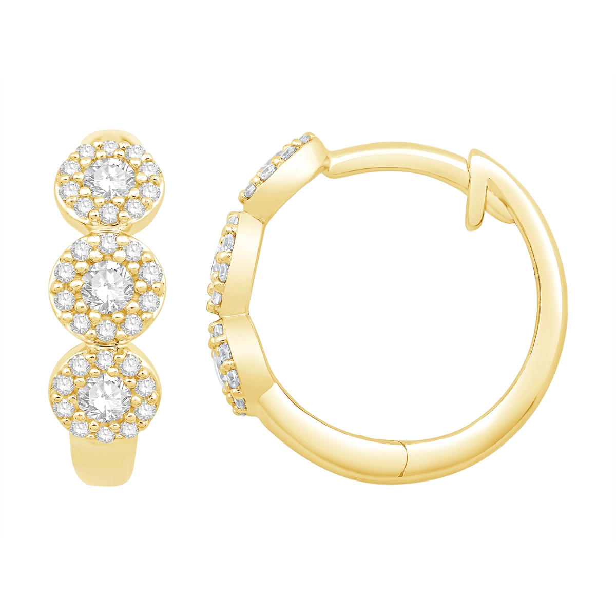 Earrings Earrings in Yellow Gold containing Diamond 468727