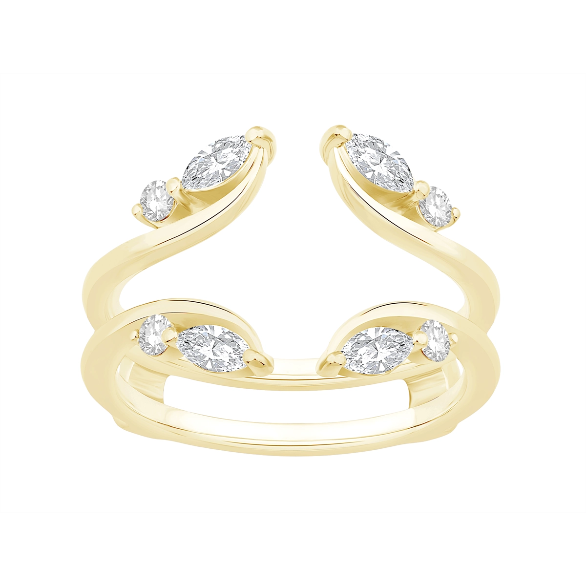 Wedding Bands Wedding Rings in Yellow Gold containing Diamond 468731