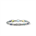 John Hardy Bracelets in Silver containing Blue topaz , Lapis, Quartz, Peridot, Multi-gemstone, Turquoise BUS290241PEBTLQZUS