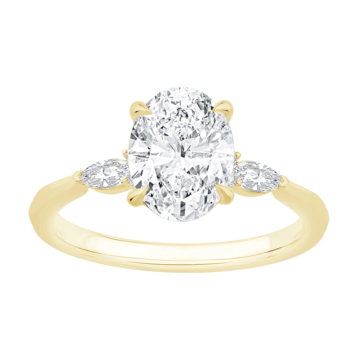 Engagement Collections Engagement Rings in Yellow Gold containing Diamond 469129