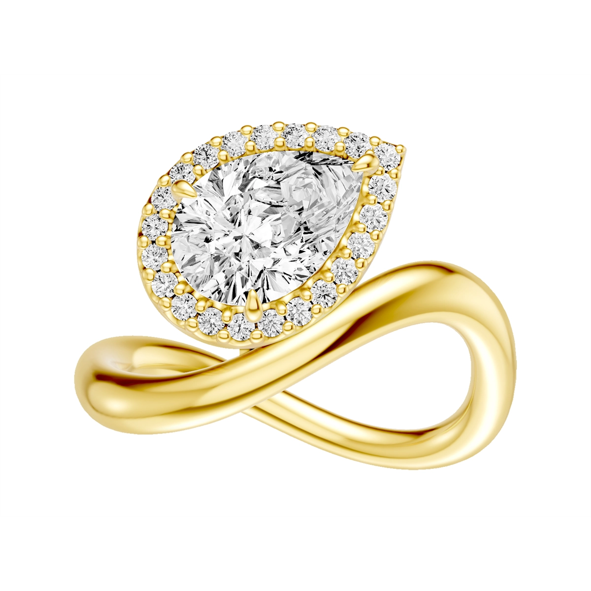 Engagement Collections Engagement Rings in Yellow Gold containing Diamond 469131