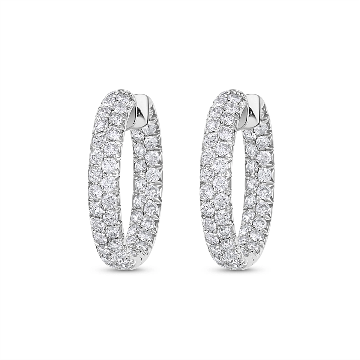 Earrings Earrings in White Gold containing Diamond AER-2094-W