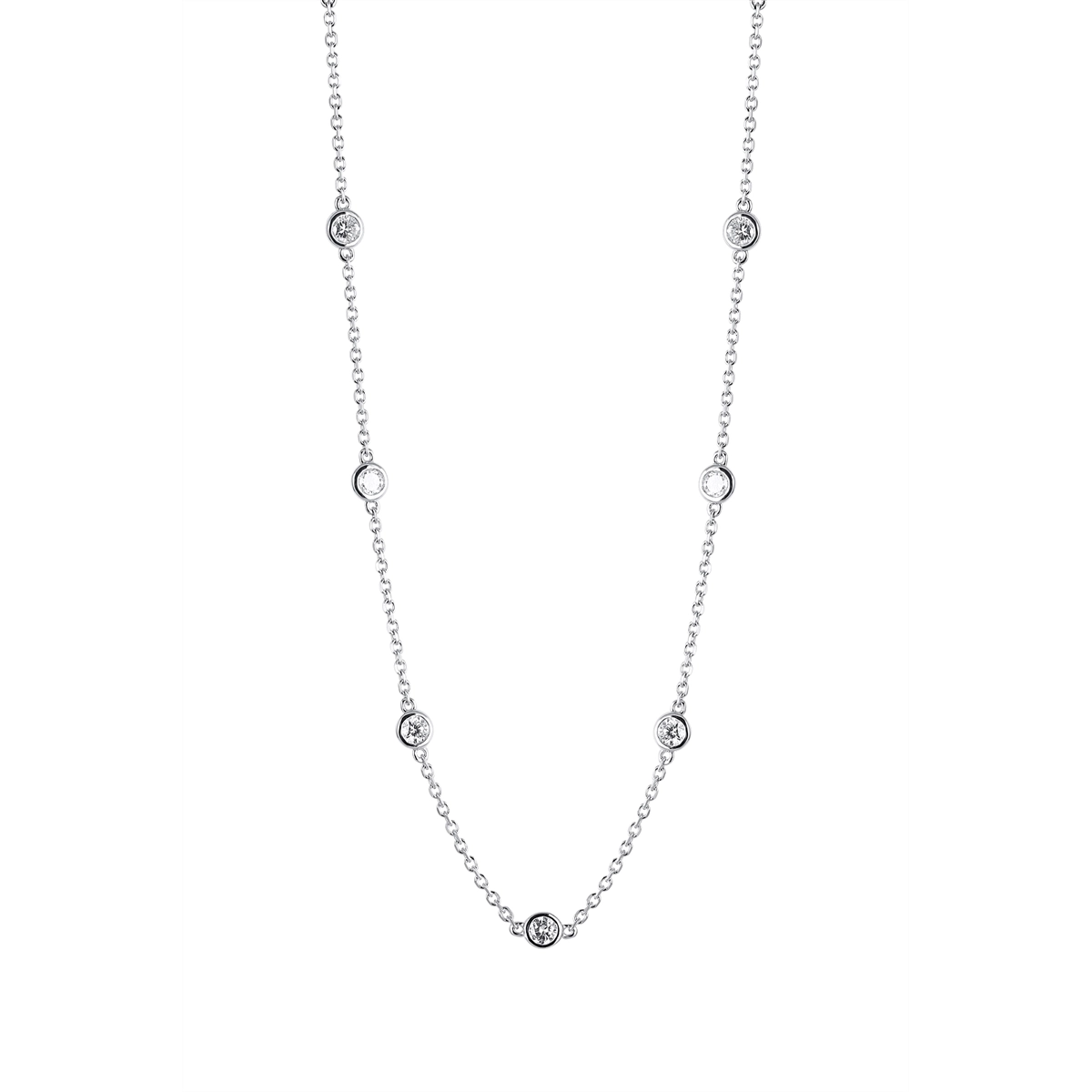 Necklaces Necklaces in White Gold containing Diamond 469342