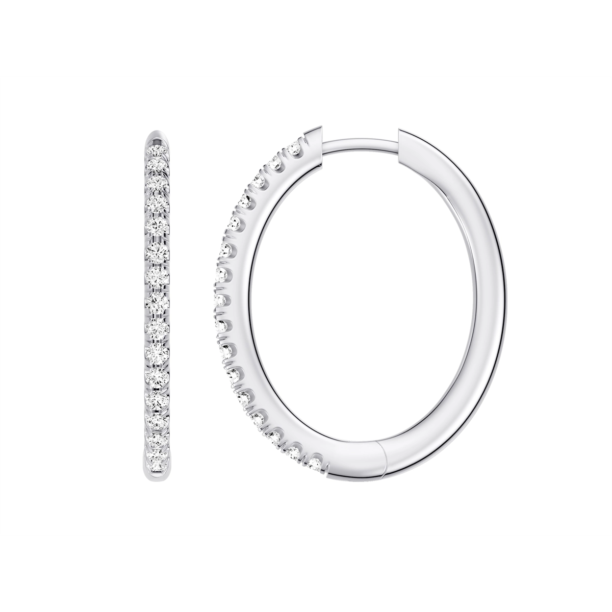 Earrings Earrings in White Gold containing Diamond 469506