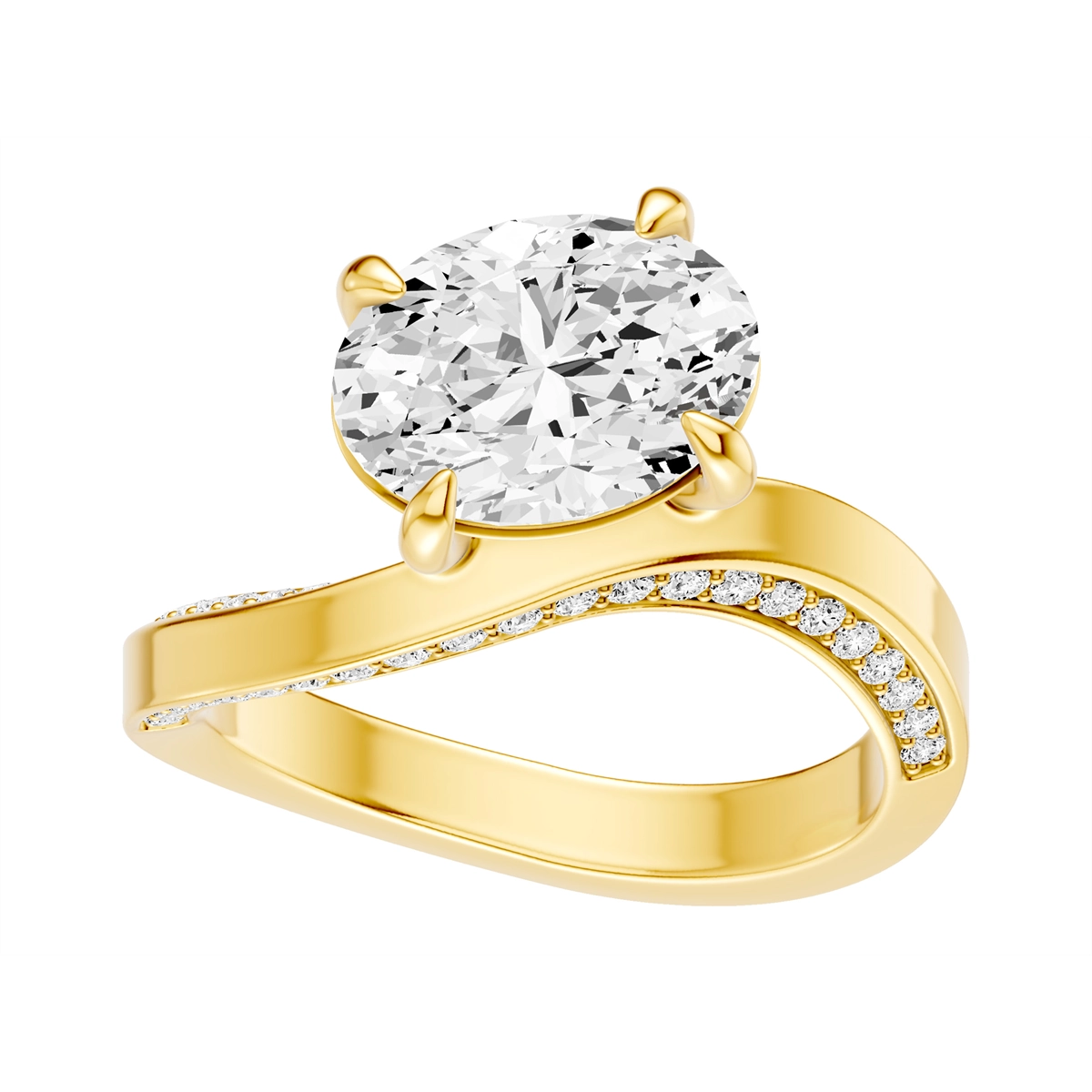 Engagement Collections Engagement Rings in Yellow Gold containing Diamond 469508