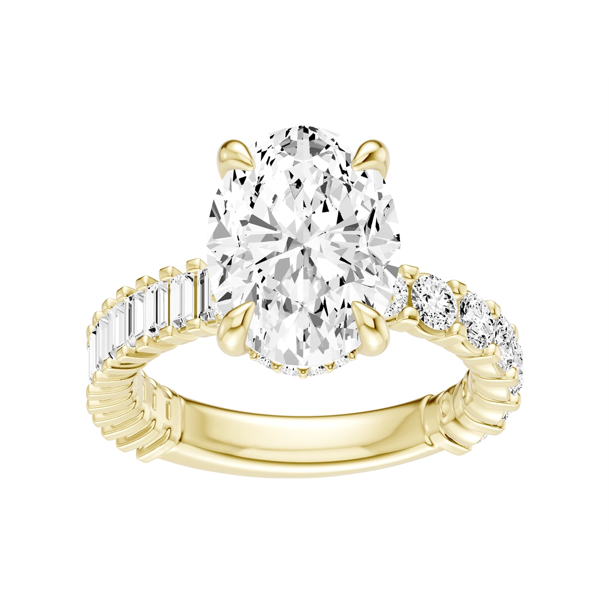 Engagement Collections Engagement Rings in Yellow Gold containing Diamond 469509