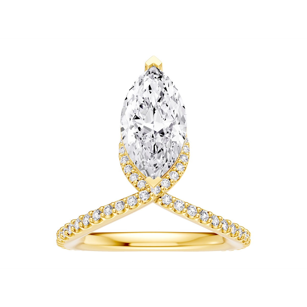 Engagement Collections Engagement Rings in Yellow Gold containing Diamond 469608