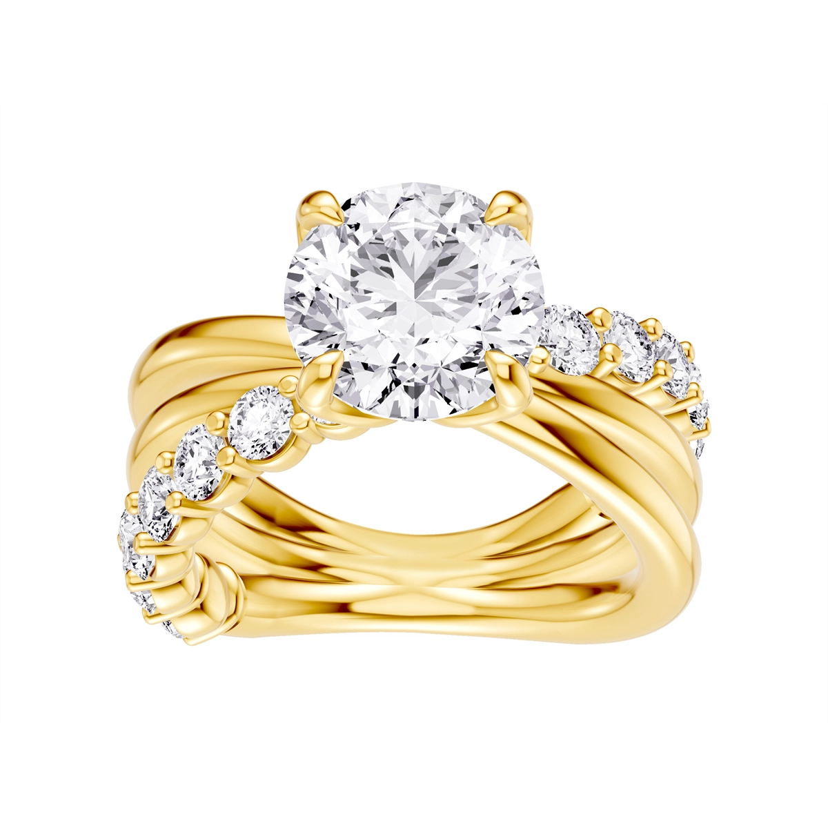 Engagement Collections Engagement Rings in Yellow Gold containing Diamond 469610