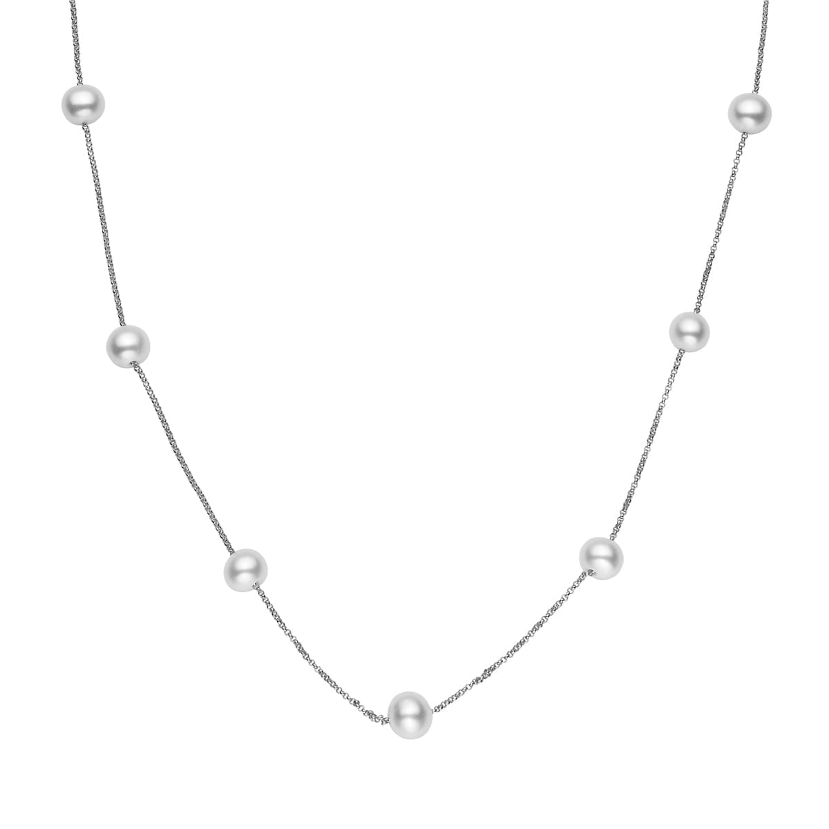 Necklaces Necklaces in White Gold containing Pearl 469639