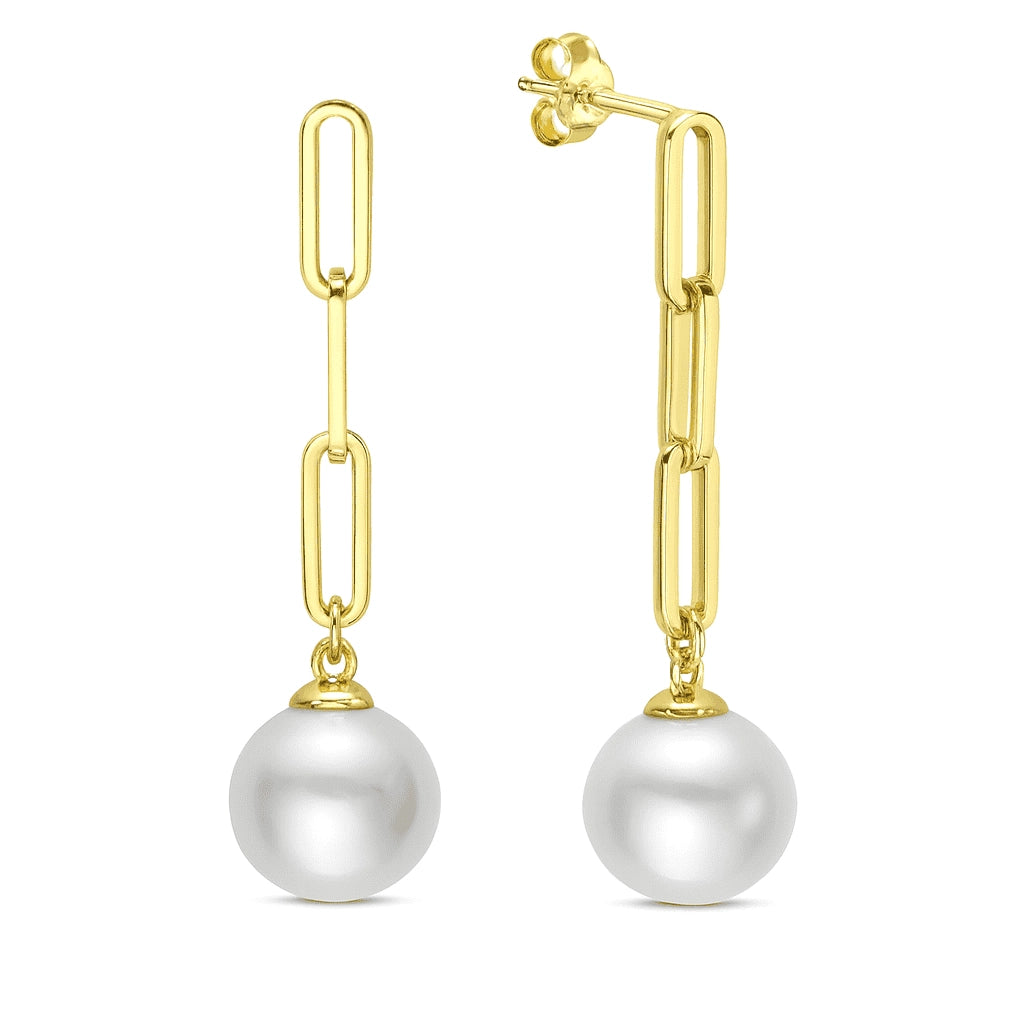 Earrings Earrings in Yellow Gold containing Pearl 469644