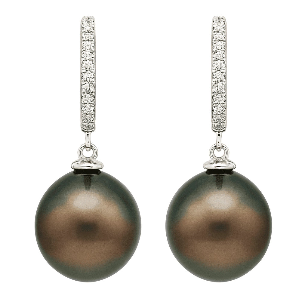 Earrings Earrings in White Gold containing Diamond, Pearl 469647