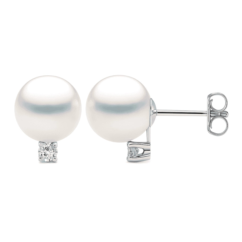 Earrings Earrings in White Gold containing Diamond, Pearl 469657