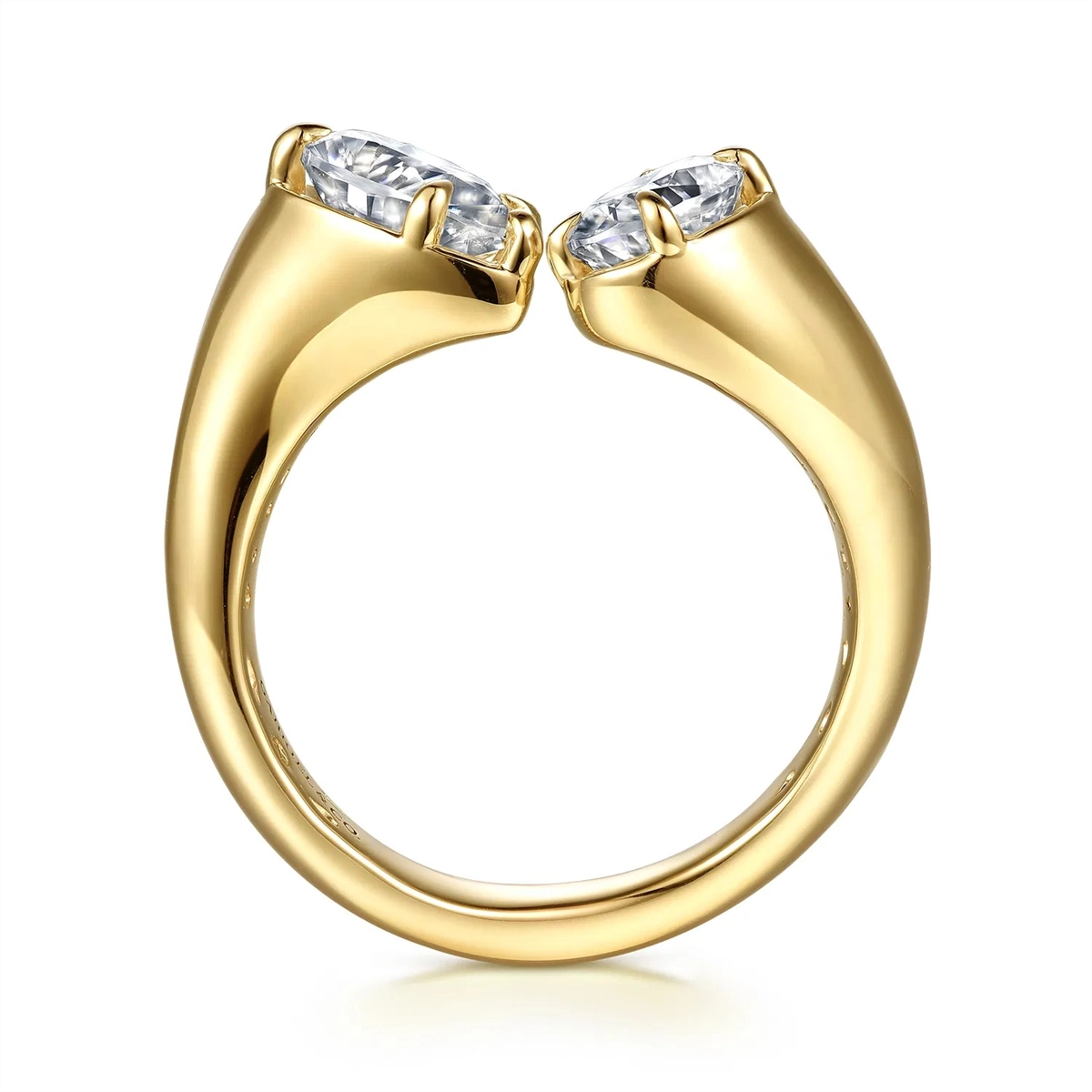 Gabriel & Co Engagement Rings in Yellow Gold containing Diamond ER16936P4Y44JJ