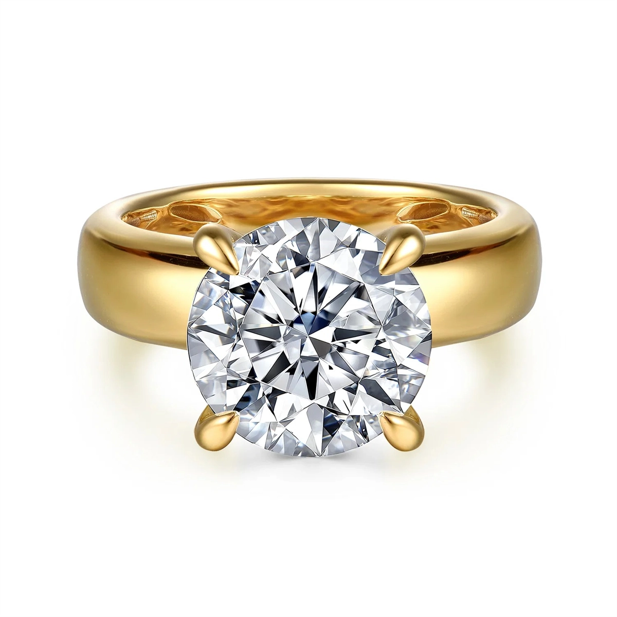 Gabriel & Co Engagement Rings in Yellow Gold containing Diamond ER16692R16Y44JJ