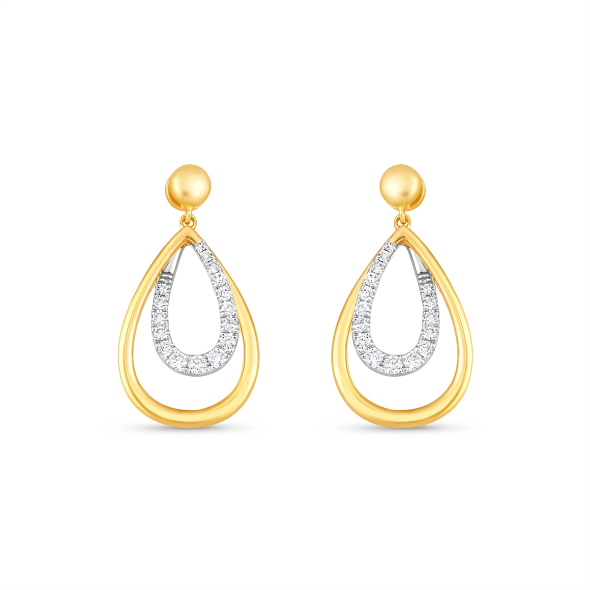 Earrings Earrings in Mixed Metals containing Diamond 469928