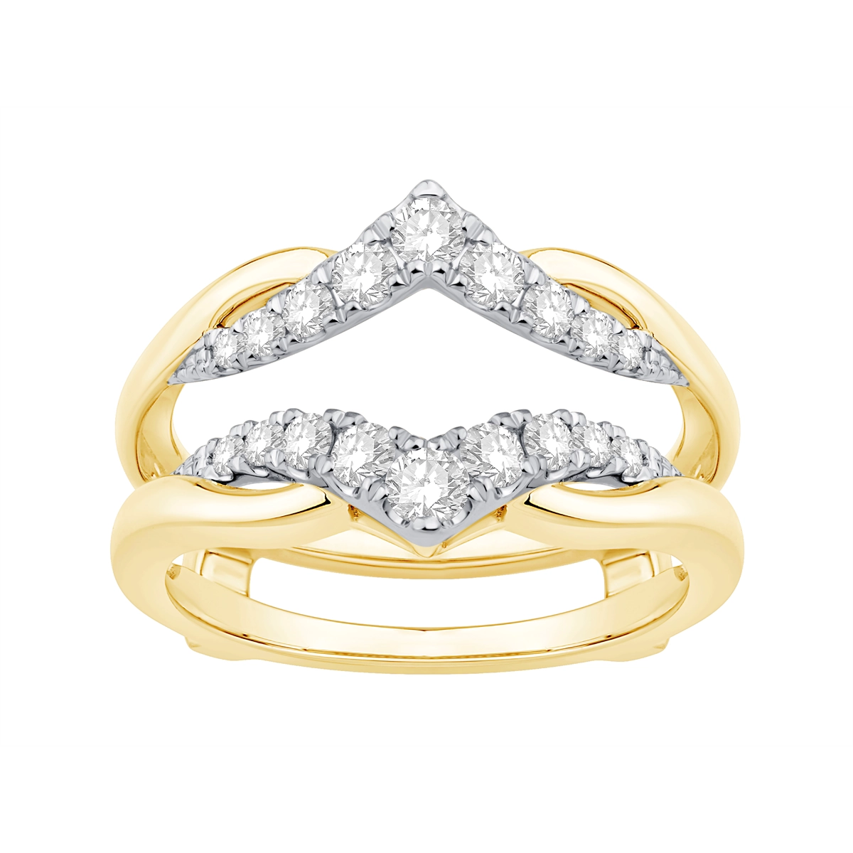 Wedding Bands Wedding Rings in Yellow Gold containing Diamond 470031
