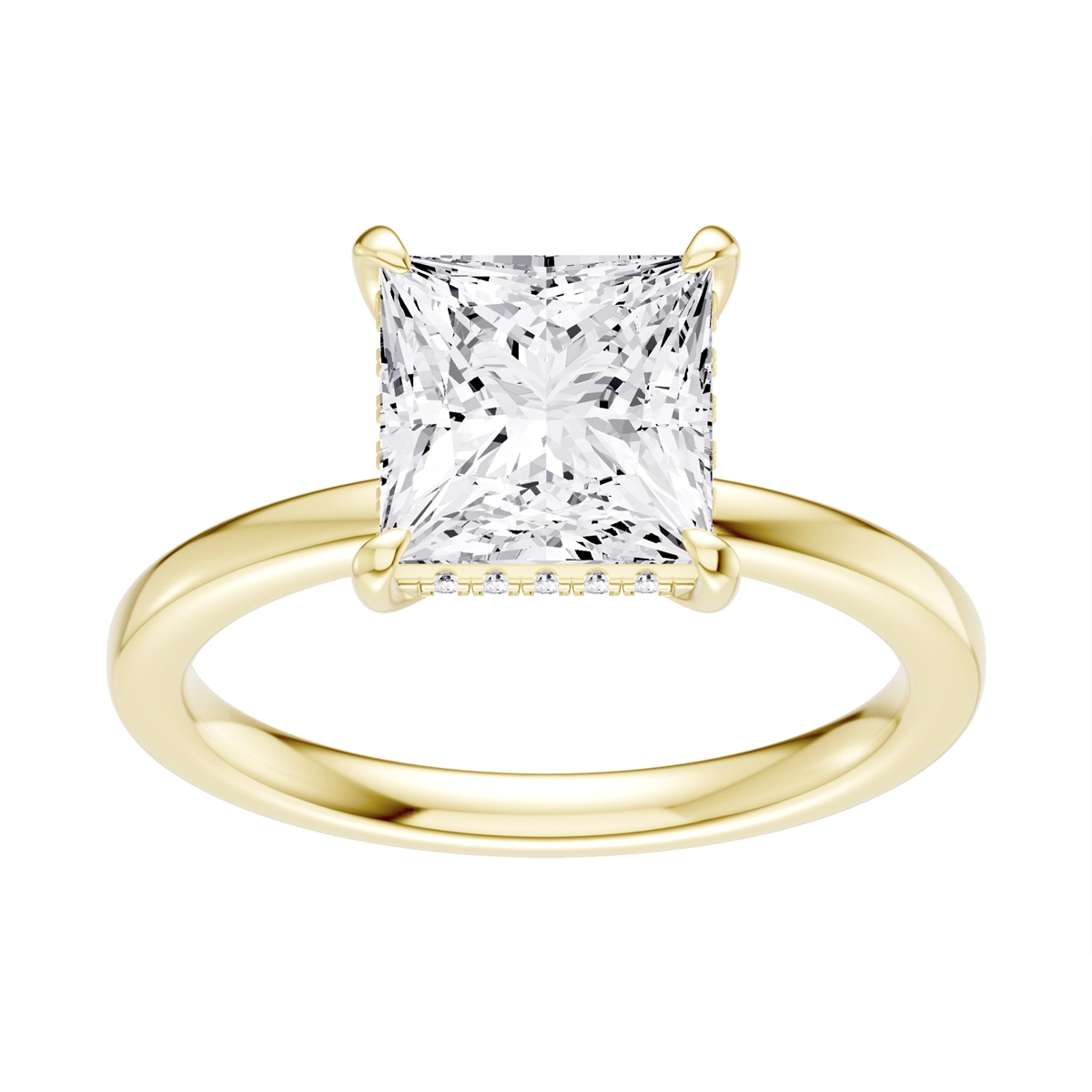 Engagement Collections Engagement Rings in Yellow Gold containing Diamond 470033
