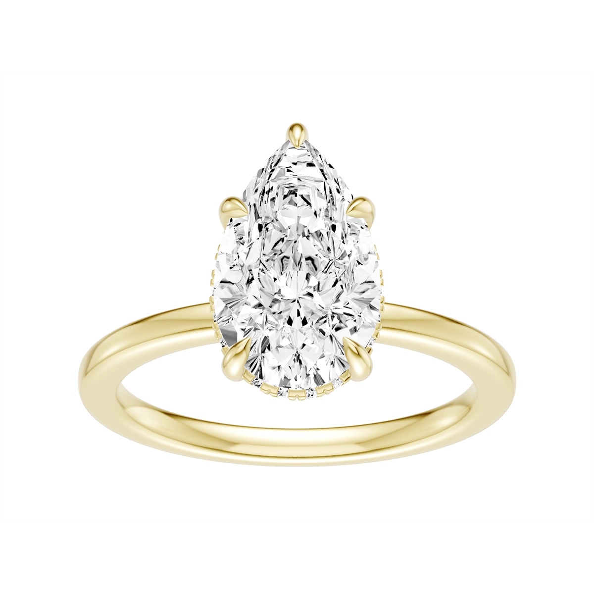 Engagement Collections Engagement Rings in Yellow Gold containing Diamond 470034