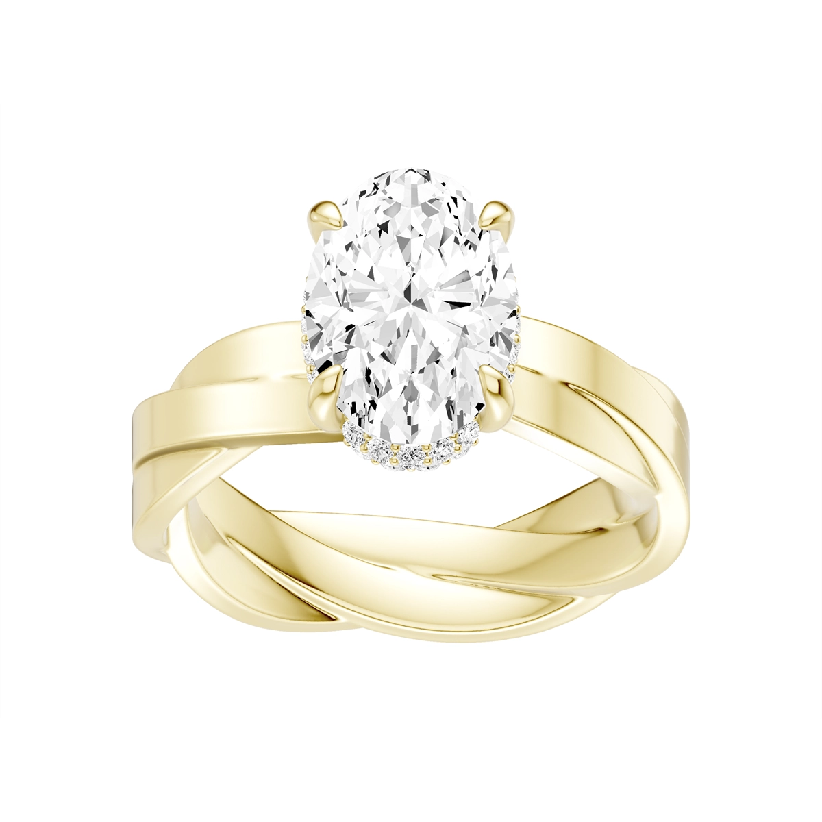 Engagement Collections Engagement Rings in Yellow Gold containing Diamond 470035