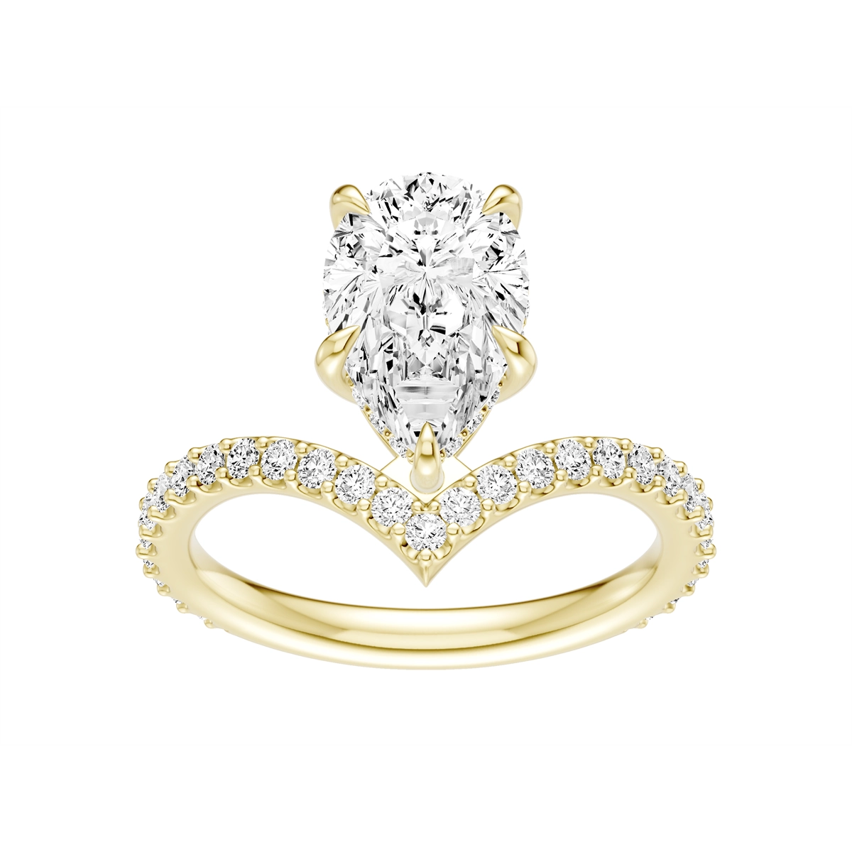 Engagement Collections Engagement Rings in Yellow Gold containing Diamond 470036