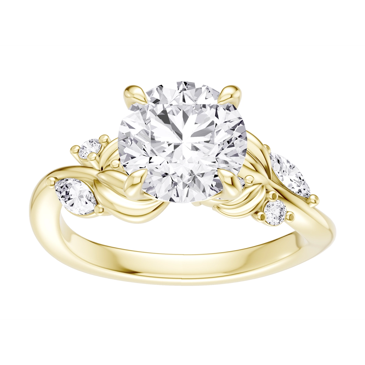 Engagement Collections Engagement Rings in Yellow Gold containing Diamond 470049