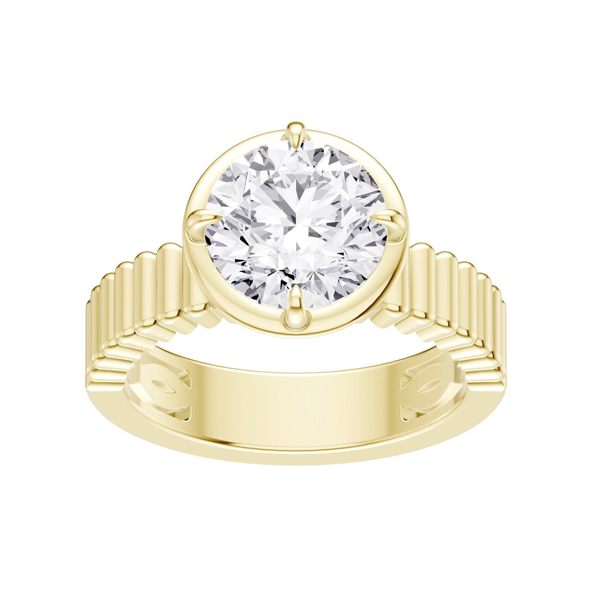 Engagement Collections Engagement Rings in Yellow Gold containing Diamond 470052