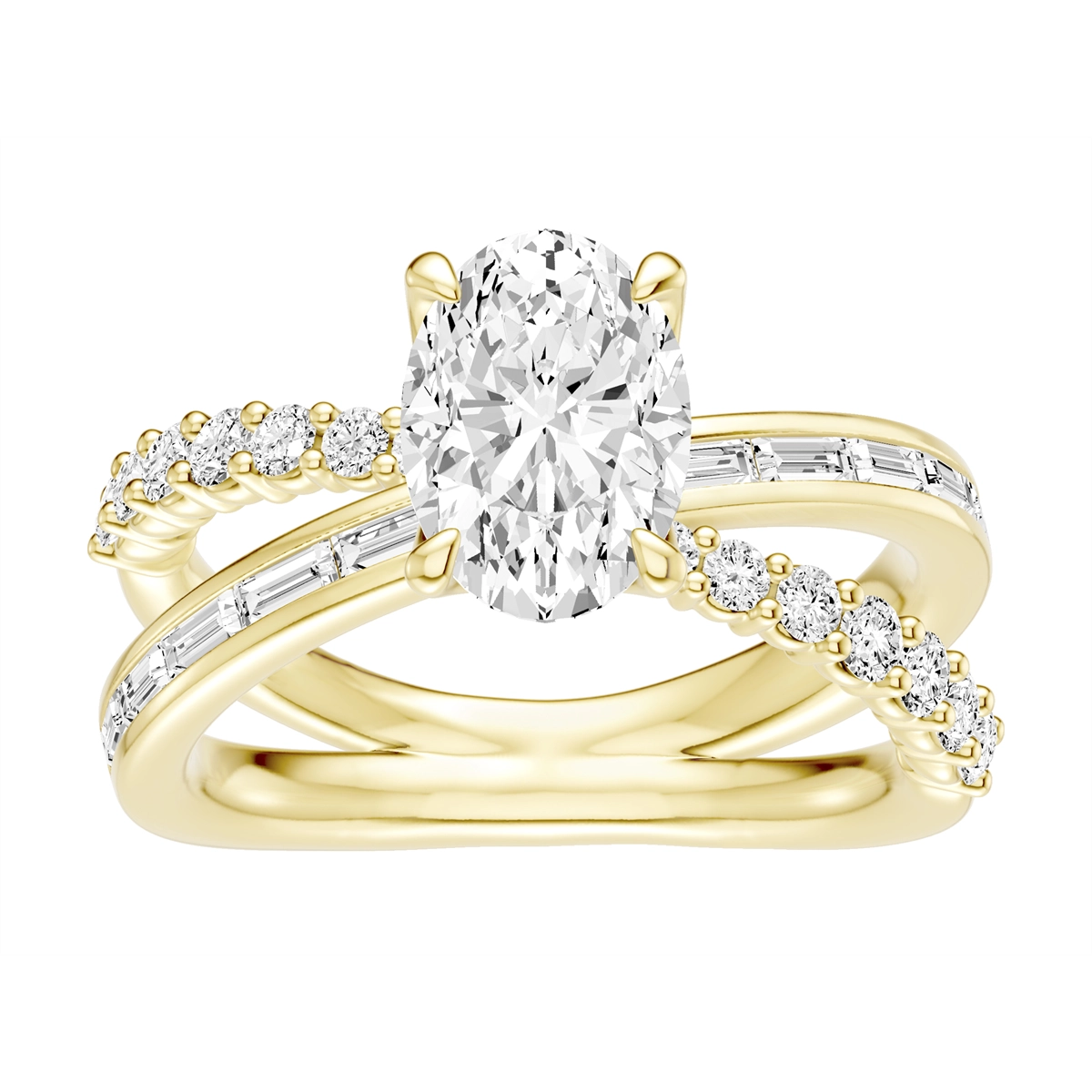 Engagement Collections Engagement Rings in Yellow Gold containing Diamond 470185