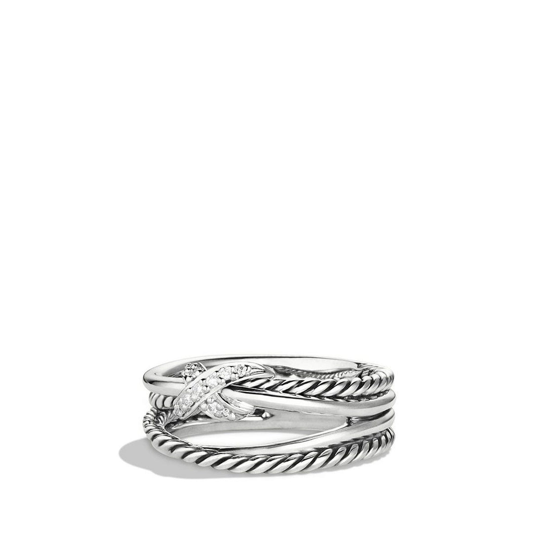 David Yurman Rings in Silver containing Diamond R07437DSSADI5