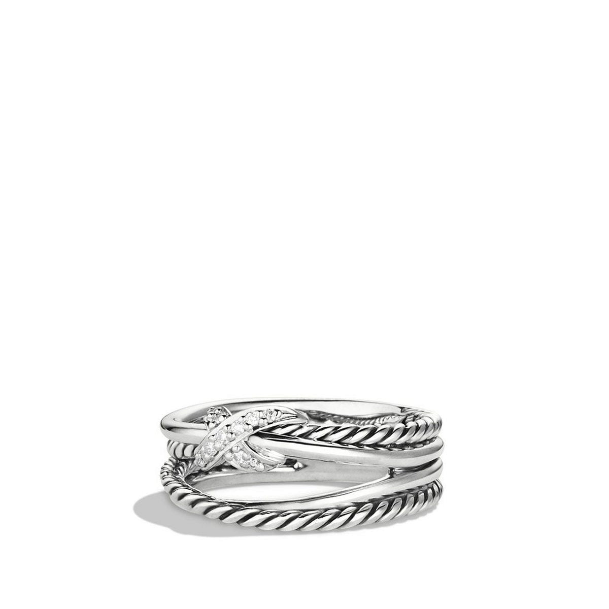 David Yurman Rings in Silver containing Diamond R07437DSSADI5
