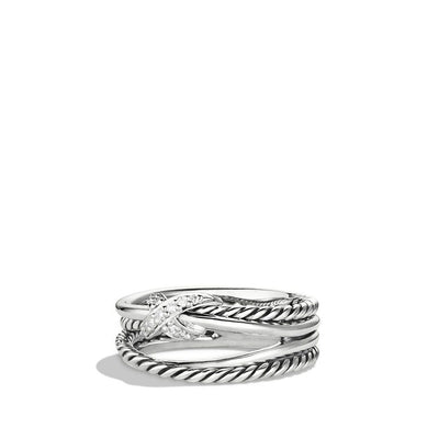 David Yurman Rings in Silver containing Diamond R07437DSSADI7