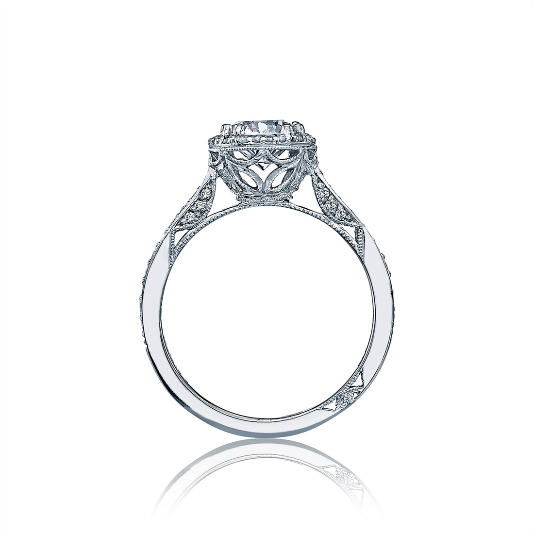 Tacori Engagement Rings in White Gold containing Diamond 2639 RDP 8.5 W