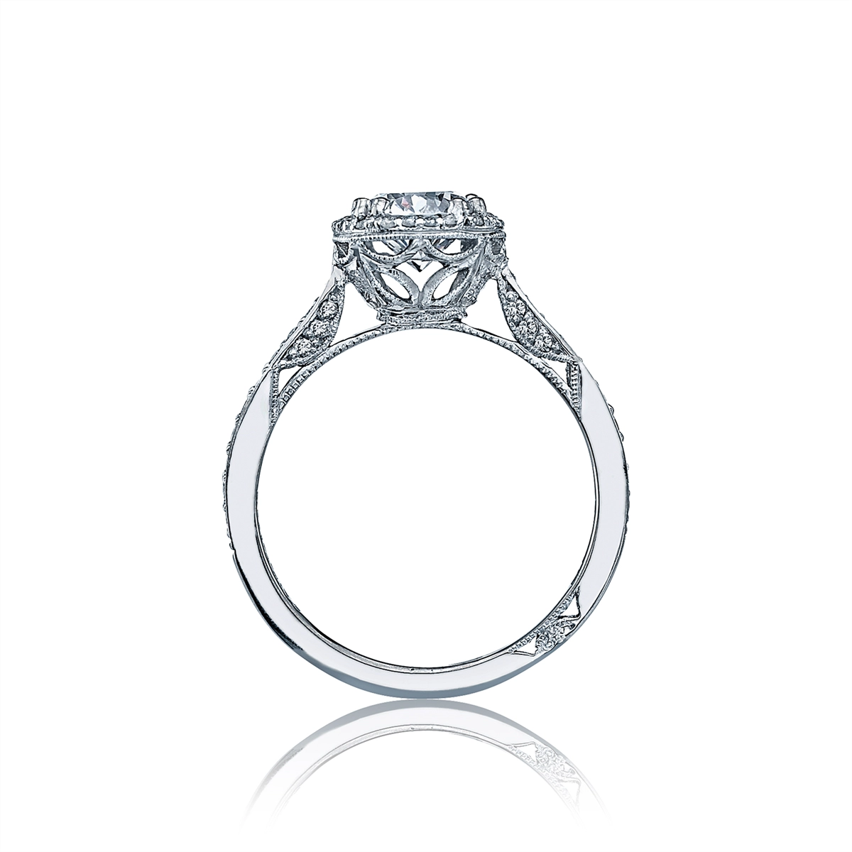Tacori Engagement Rings in White Gold containing Diamond 2639 RDP 8.5 W