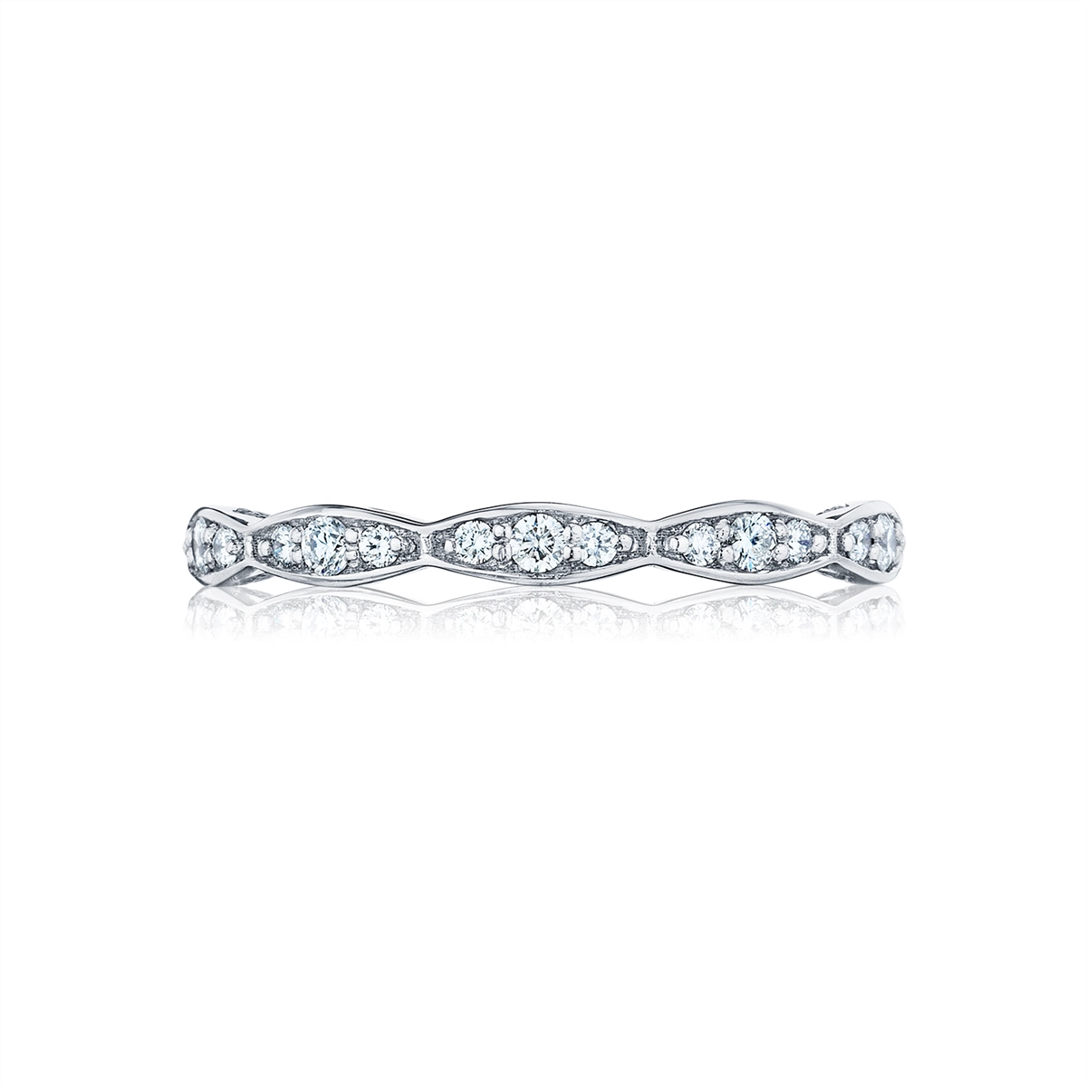 Tacori Wedding Rings in Platinum/Palladium containing Diamond 46-2