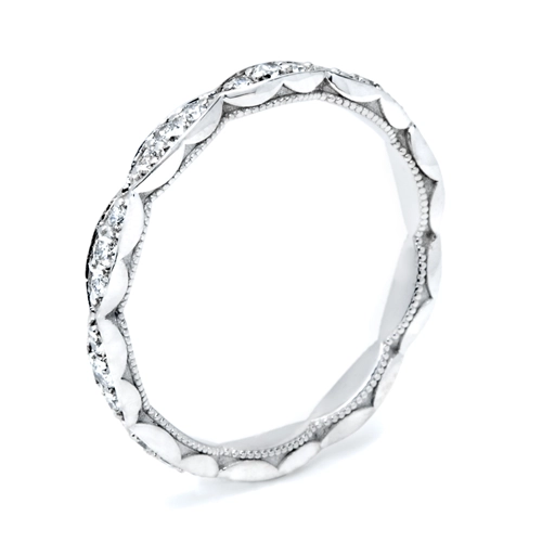 Tacori Wedding Rings in White Gold containing Diamond 46-2 ET W