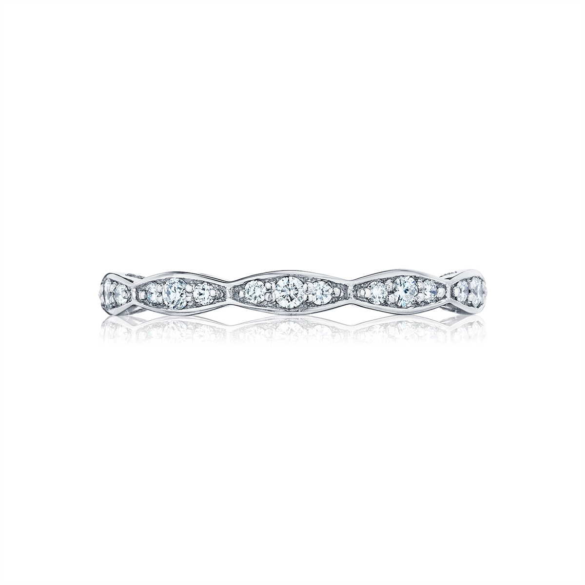 Tacori Wedding Rings in White Gold containing Diamond 46-2 ET W