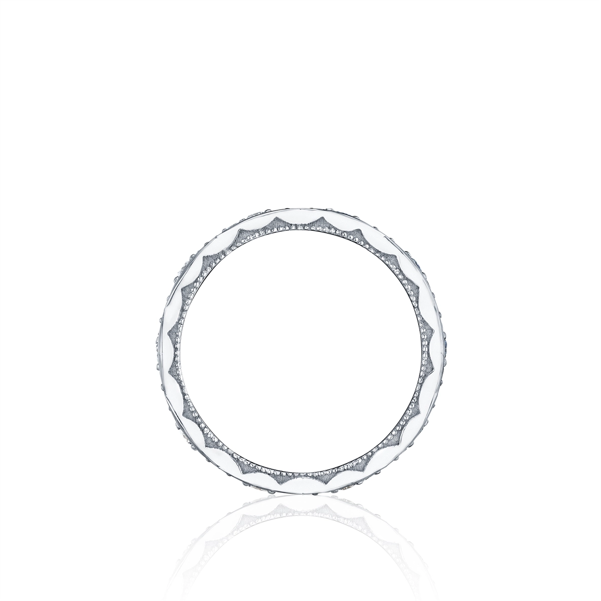 Tacori Wedding Rings in White Gold containing Diamond 46-2 ET W