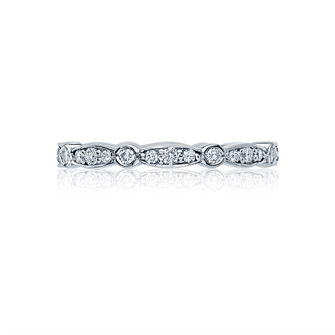 Tacori Wedding Rings in White Gold containing Diamond 47-2 ET W