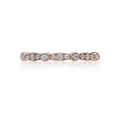 Tacori Wedding Rings in Rose Gold containing Diamond 47-2 PK