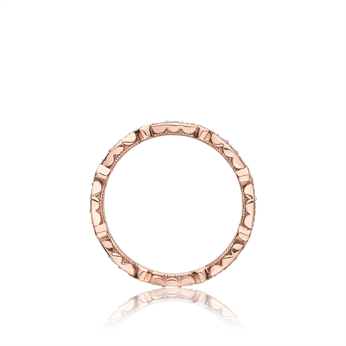 Tacori Wedding Rings in Rose Gold containing Diamond 47-2 PK