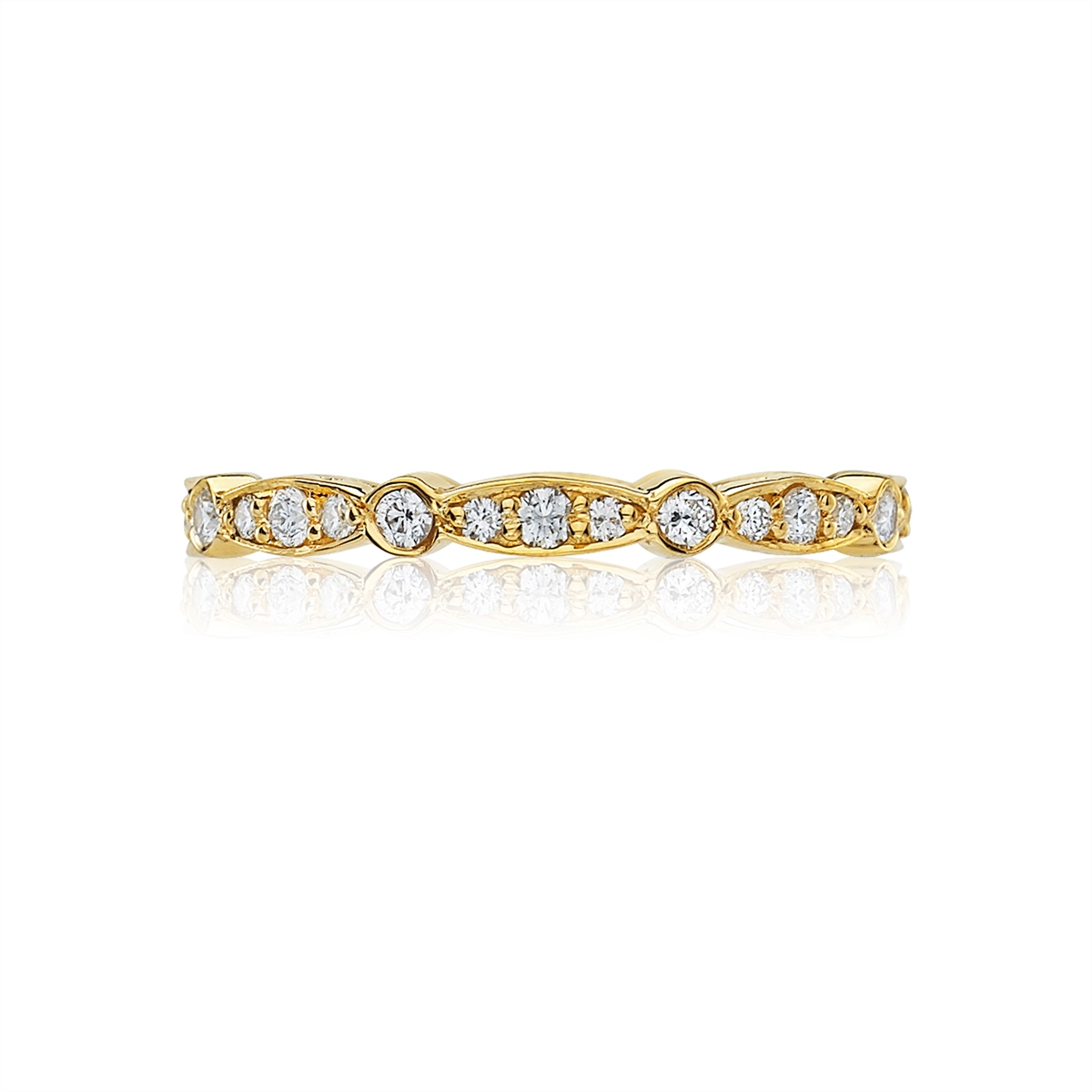 Tacori Wedding Rings in Yellow Gold containing Diamond 47-2 Y