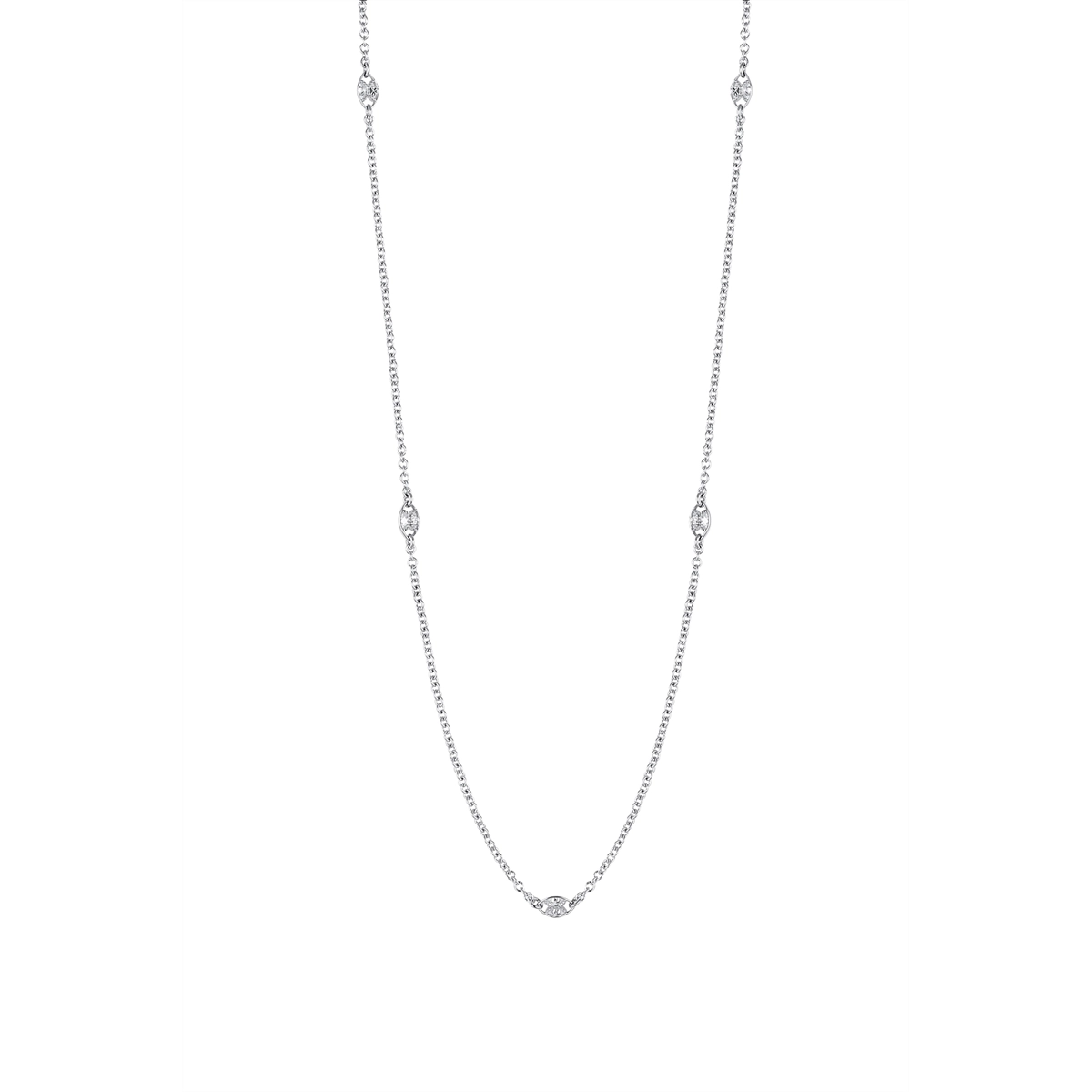 Tacori Necklaces in White Gold containing Diamond FC 102-24