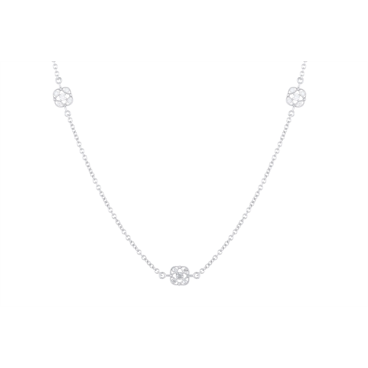 Tacori Necklaces in White Gold containing Diamond FC 103-24