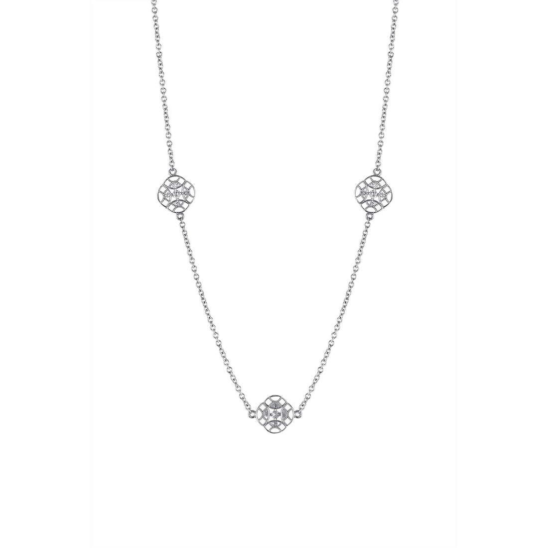 Tacori Necklaces in White Gold containing Diamond FC 104-24